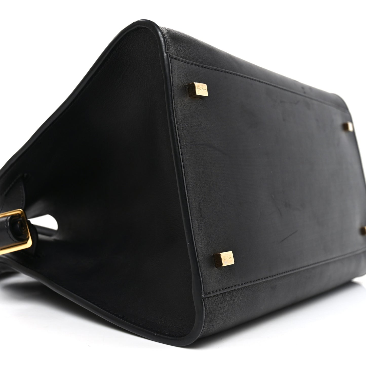Polished Saddle Calfskin Soft Margaux 12 Black