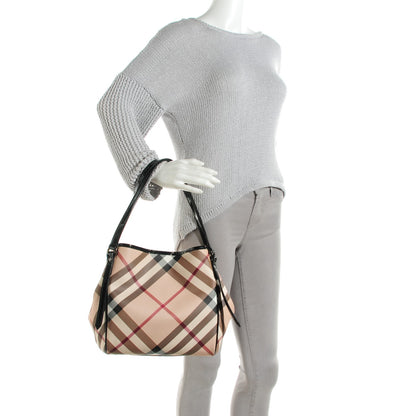 Burberry Nova Check Small Canterbury Tote Black 2 of 8