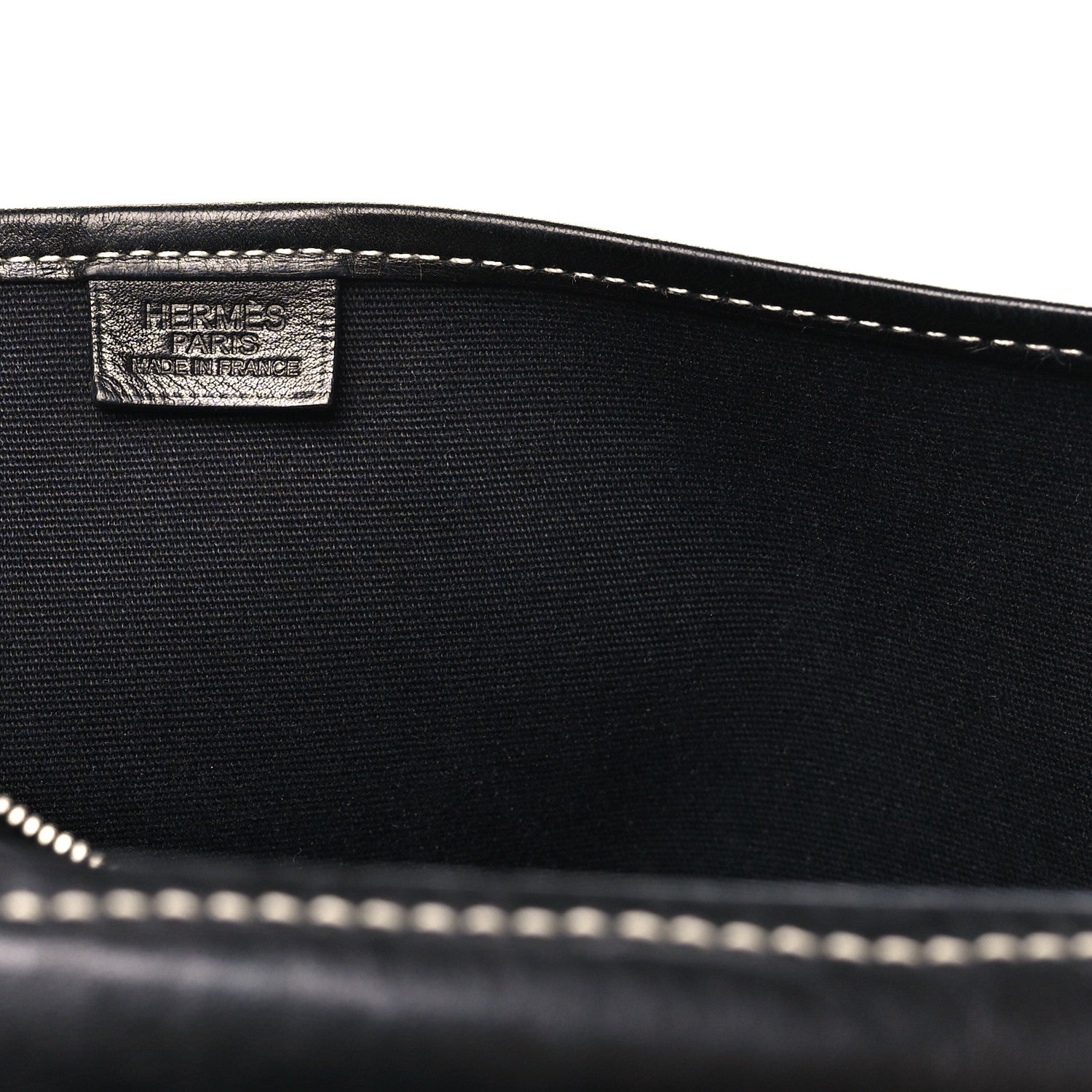Hermes Toile Officier Buenaventura Messenger Bag Black 6 of 11
