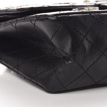 Chanel Aged Calfskin Lucky Charms 2.55 Reissue 225 Flap Black 9 of 12