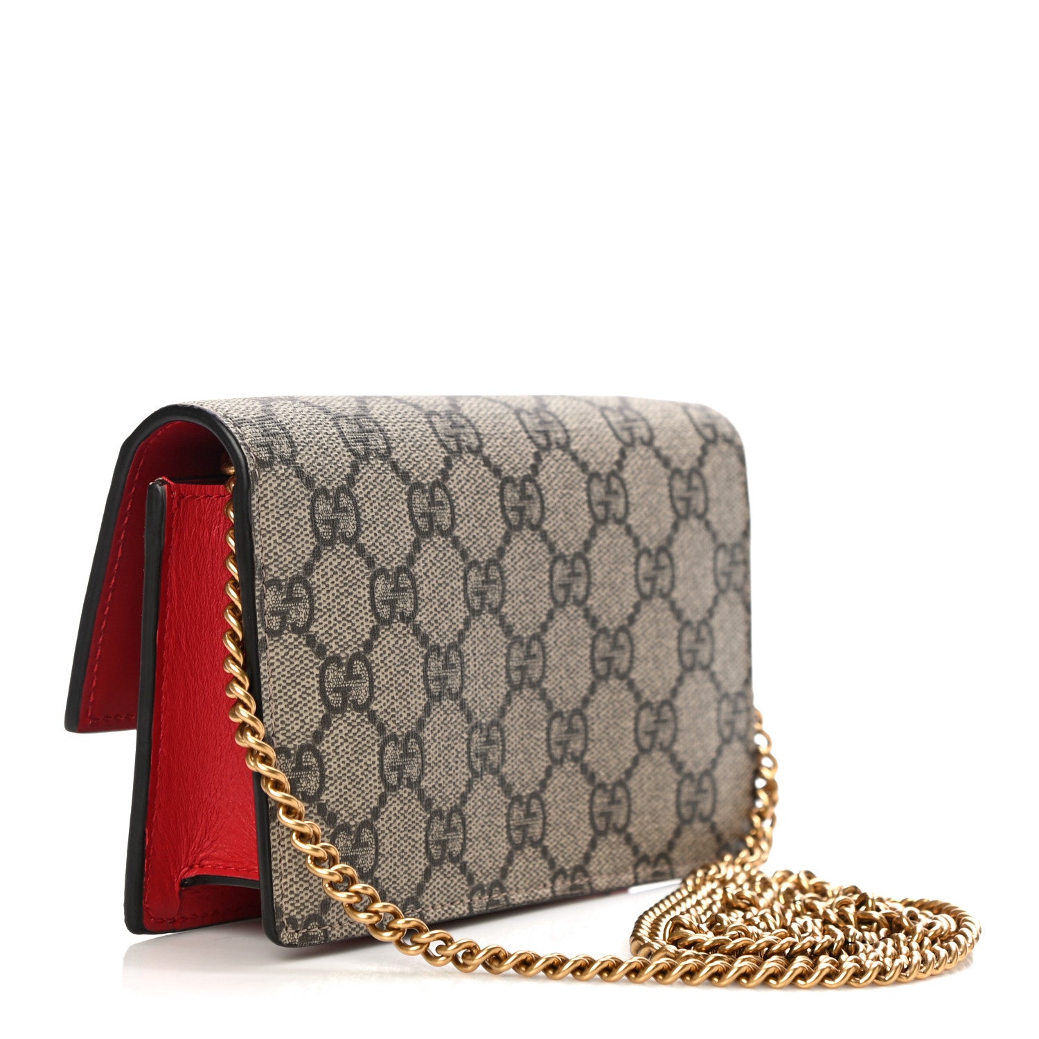 Gucci GG Supreme Monogram Mini Cherry Chain Bag 2 of 9