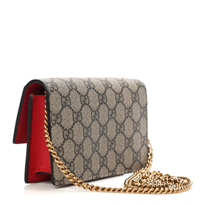 Gucci GG Supreme Monogram Mini Cherry Chain Bag 2 of 9
