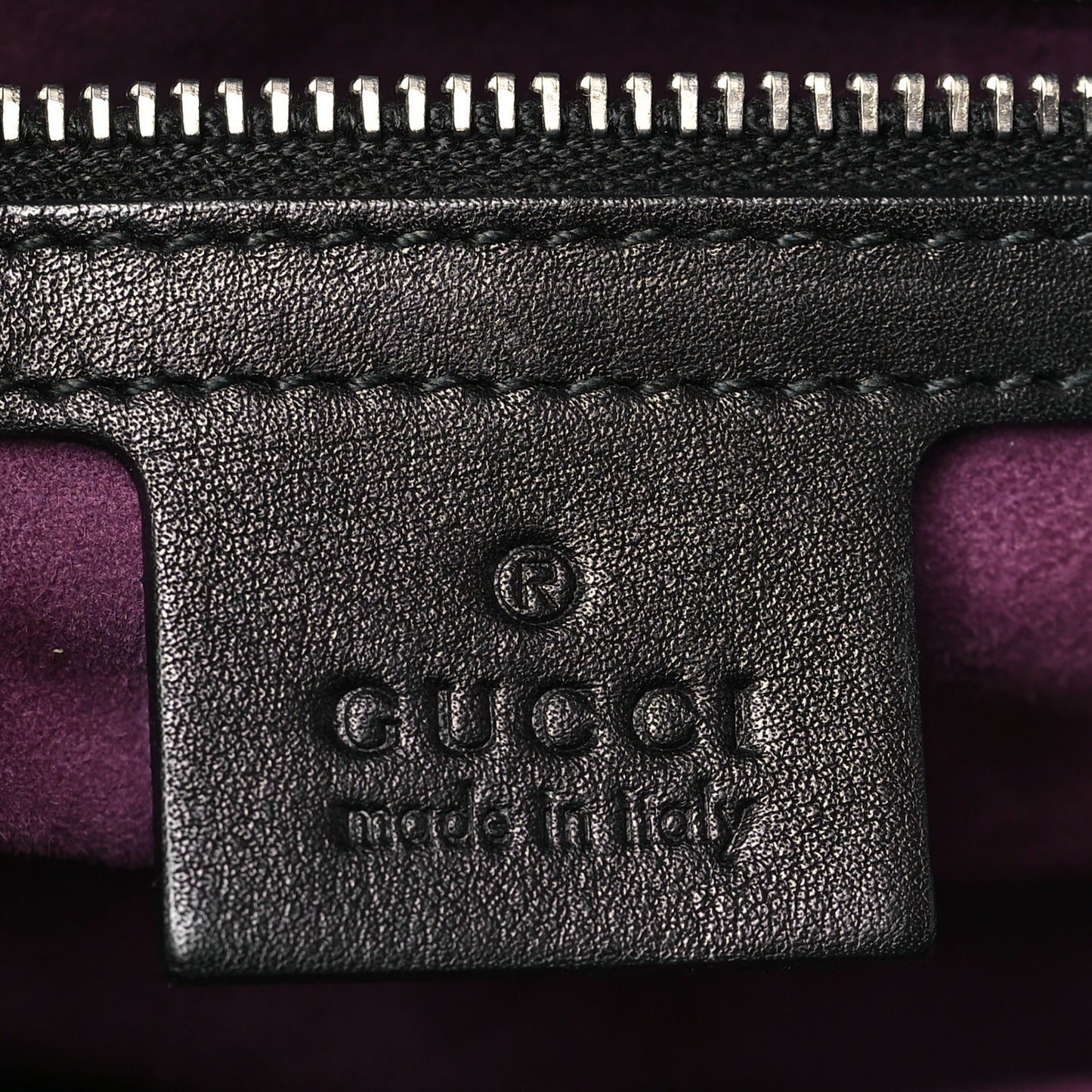 Regent Calfskin Bamboo Medium Lady Lock Top Handle Bag Black