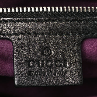 Gucci Regent Calfskin Bamboo Medium Lady Lock Top Handle Bag Black 6 of 15