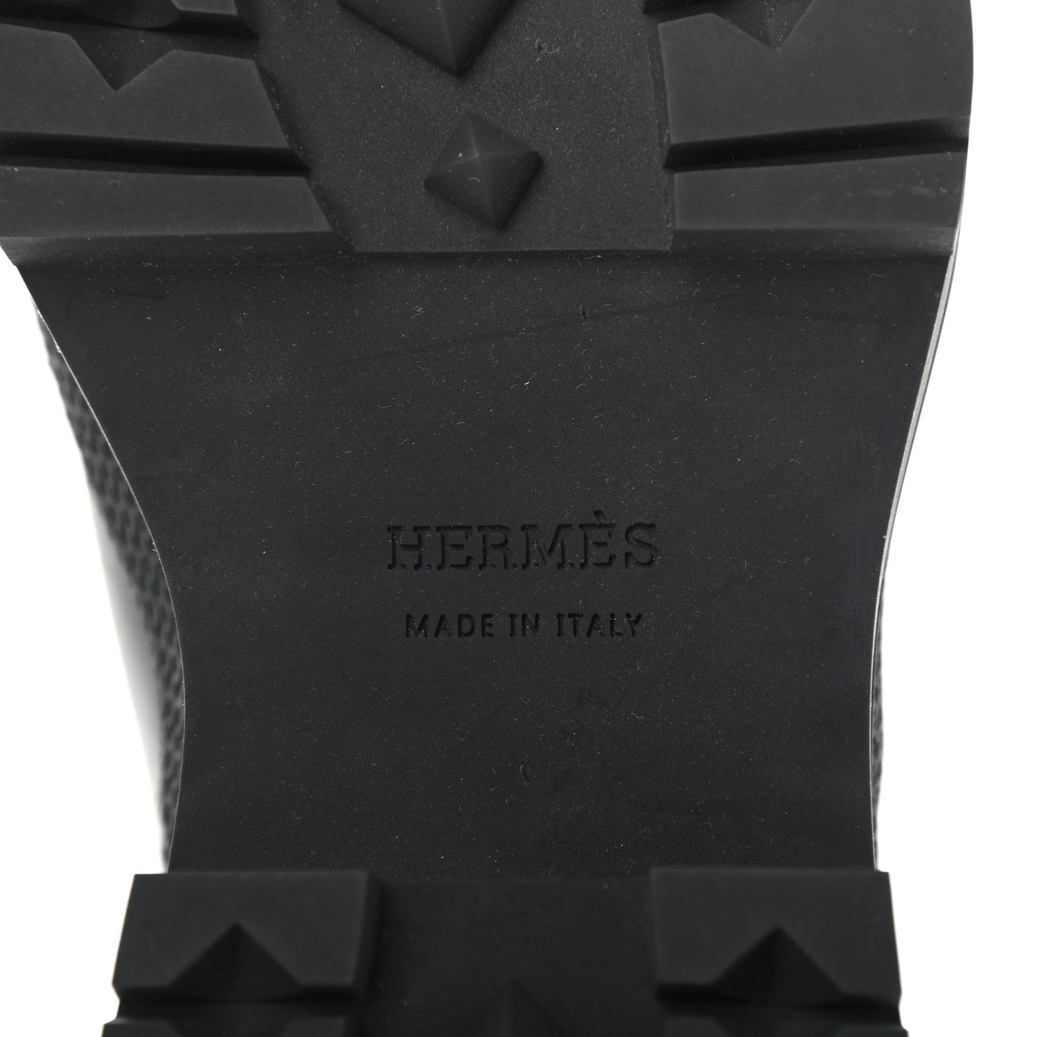 Hermes Coated Canvas Calfskin Barn Boots 37.5 Black 6 of 9