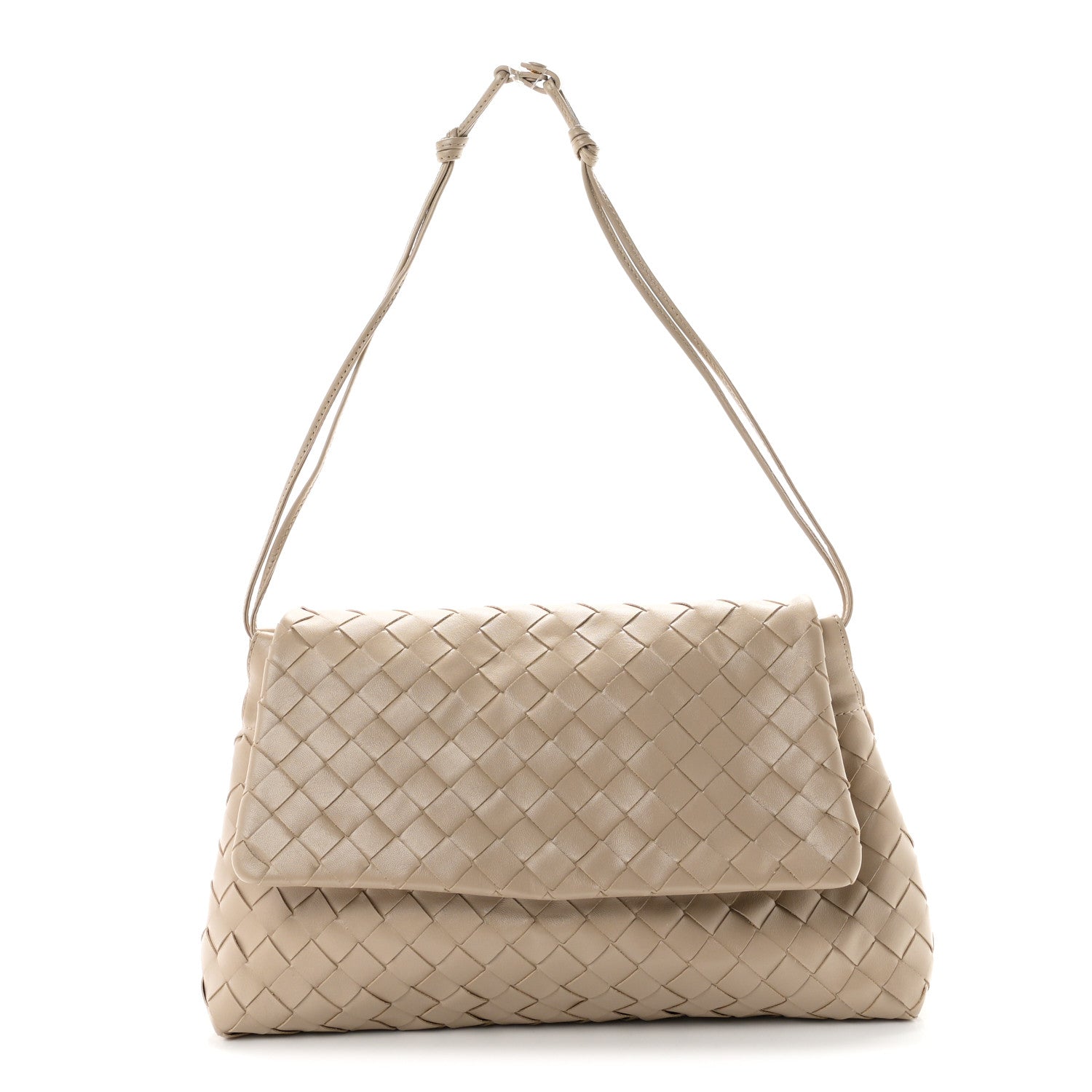 Bottega Veneta Calfskin Intrecciato Giorno Ecru 1 of 11