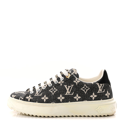 Louis Vuitton Denim Monogram Time Out Sneakers 39 1 of 11