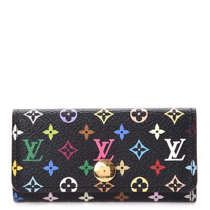 Louis Vuitton Monogram Multicolor Multicles 4 Key Holder Black Violet 1 of 7