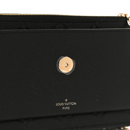 Louis Vuitton Empreinte Vavin Chain Wallet Black 11 of 12