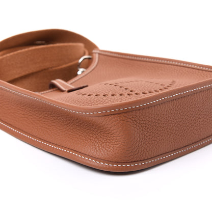 Hermes Taurillon Clemence Evelyne TPM Gold 5 of 10