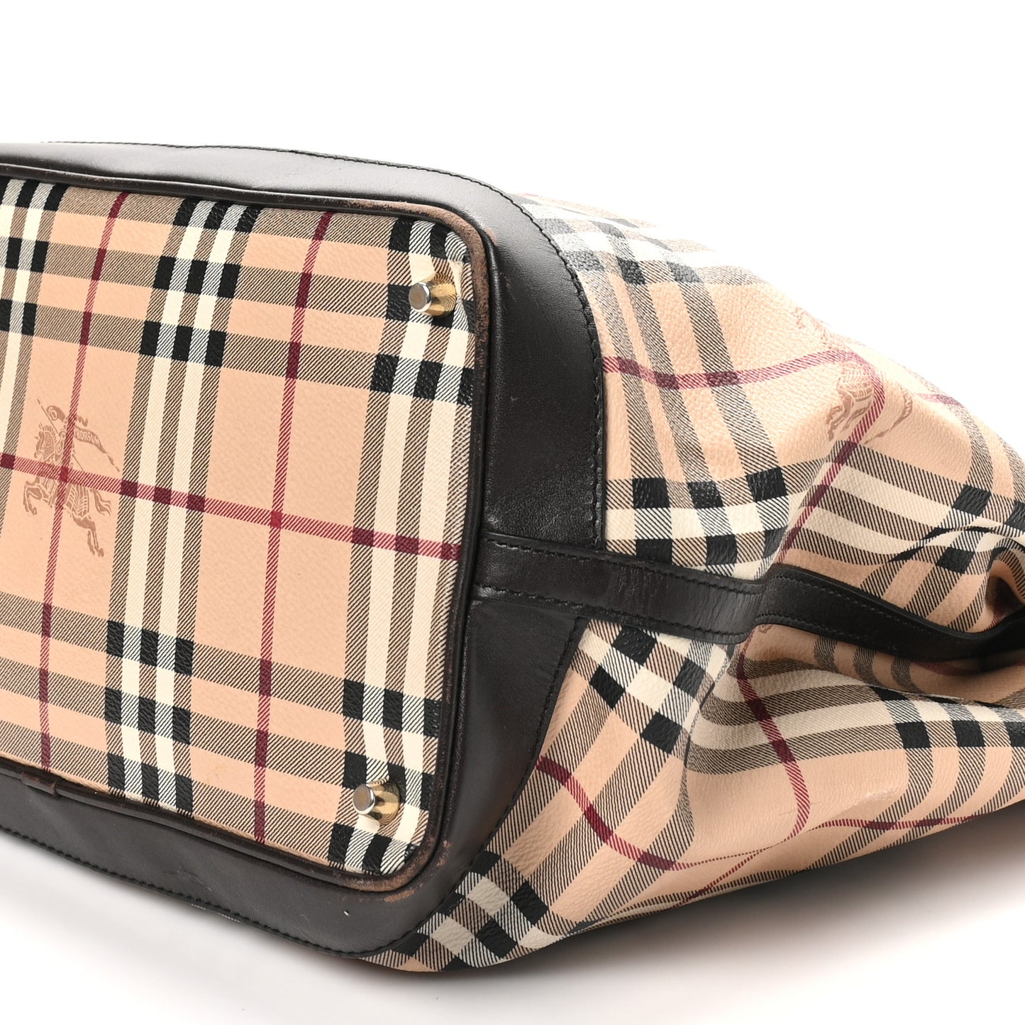 Haymarket Check Medium Golderton Tote Chocolate