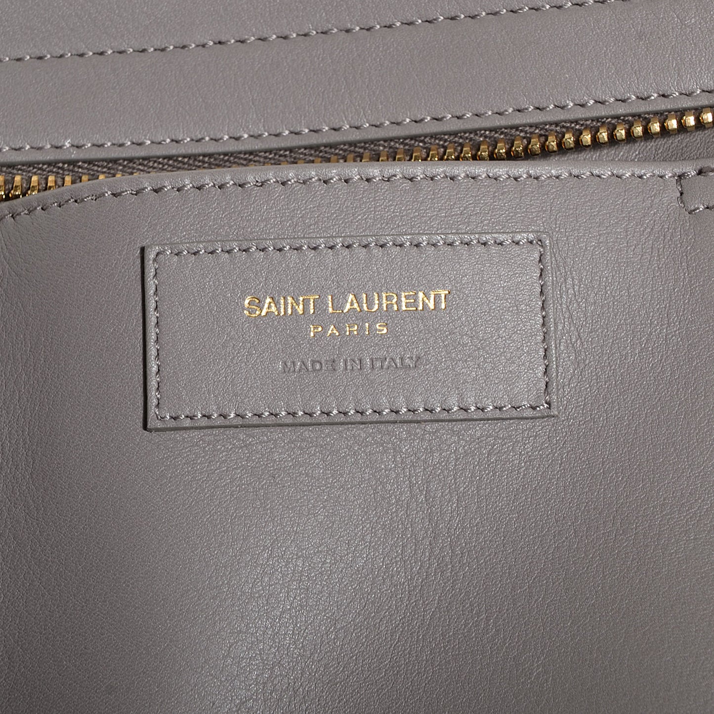 Calfskin Small Classic Y Cabas Fog