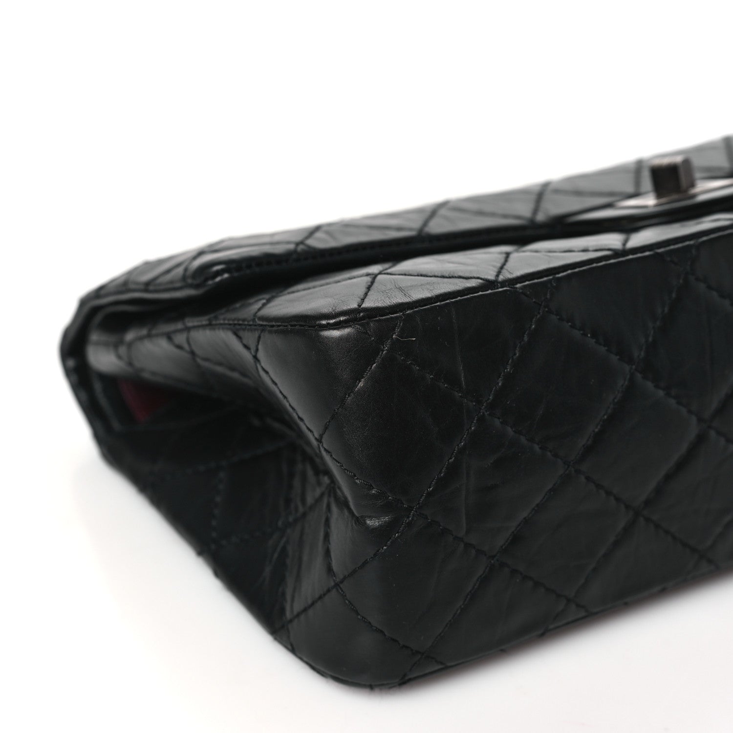 Chanel Aged Calfskin Quilted 2.55 Reissue 226 Flap Black 9 of 10