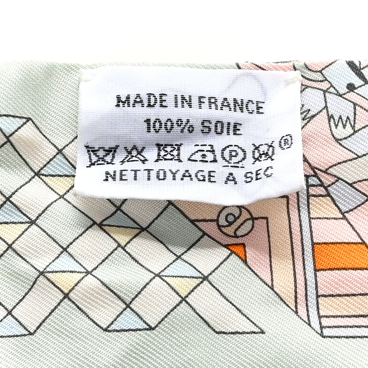 Hermes Silk De l'Ombrelle Aux Duels Twilly Ciel Rose Pale Orange 4 of 4