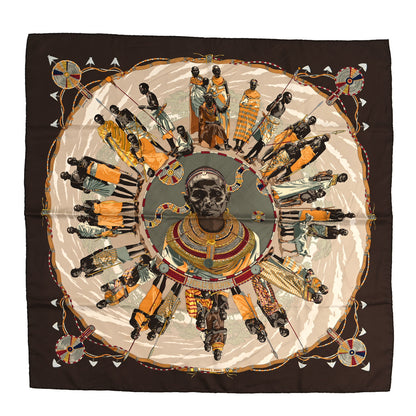 Hermes Silk Perles Du Kenya Scarf 90 1 of 3