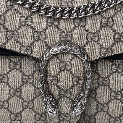 Gucci GG Supreme Monogram Small Dionysus Shoulder Bag Black 10 of 13