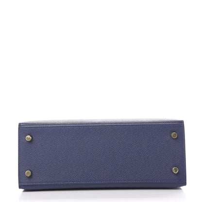 Hermes Epsom Kelly Sellier 25 Bleu Saphir 5 of 38