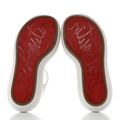Christian Louboutin Nappa Manolasummer Sandals 38 White 5 of 8