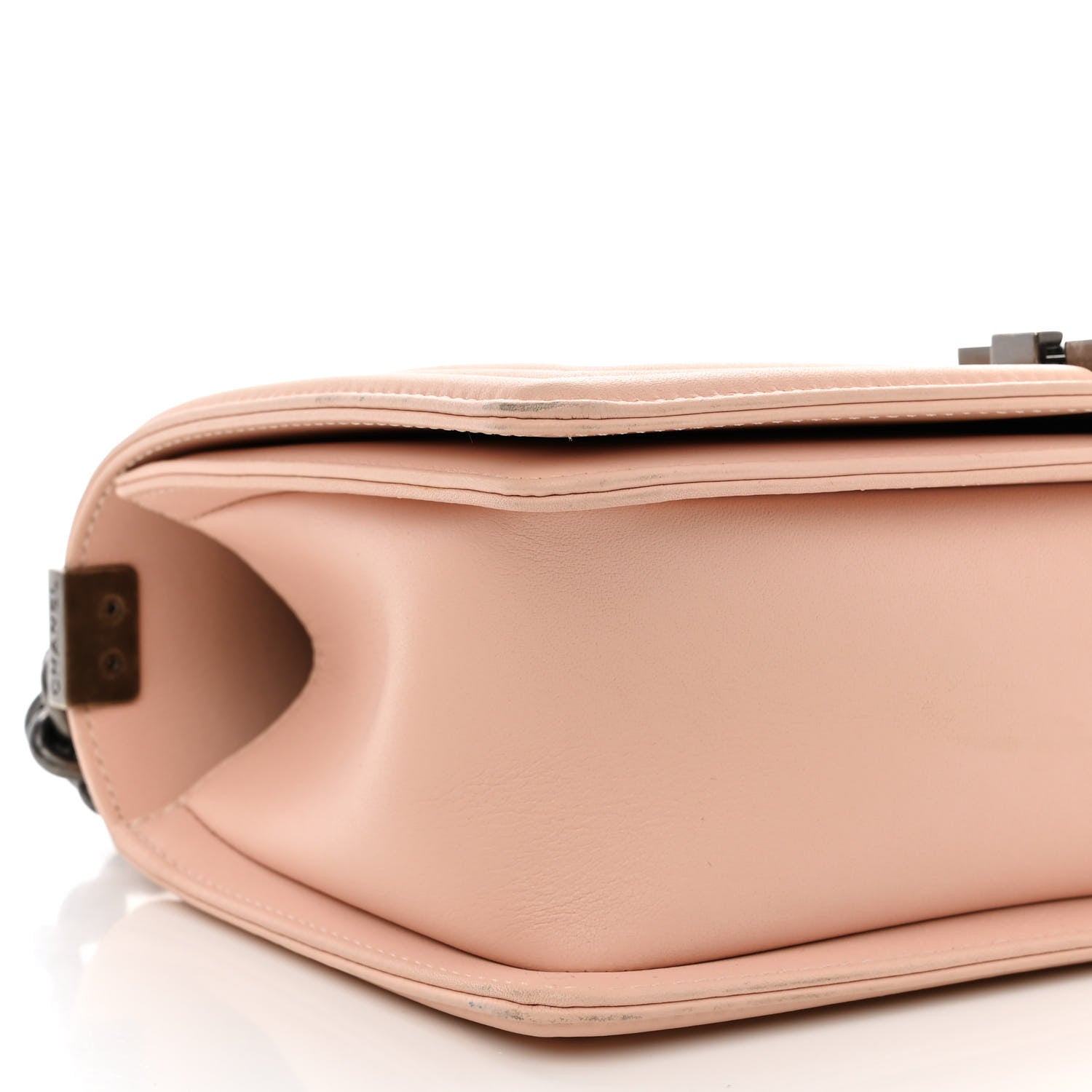 Chanel Calfskin Quilted Medium Boy Flap Light Pink 9 of 11