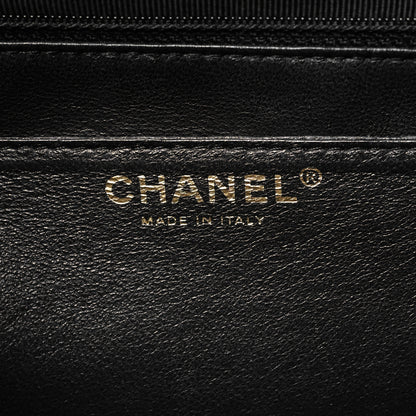 Chanel Caviar Quilted Jumbo Kelly Flap Black 7 of 12