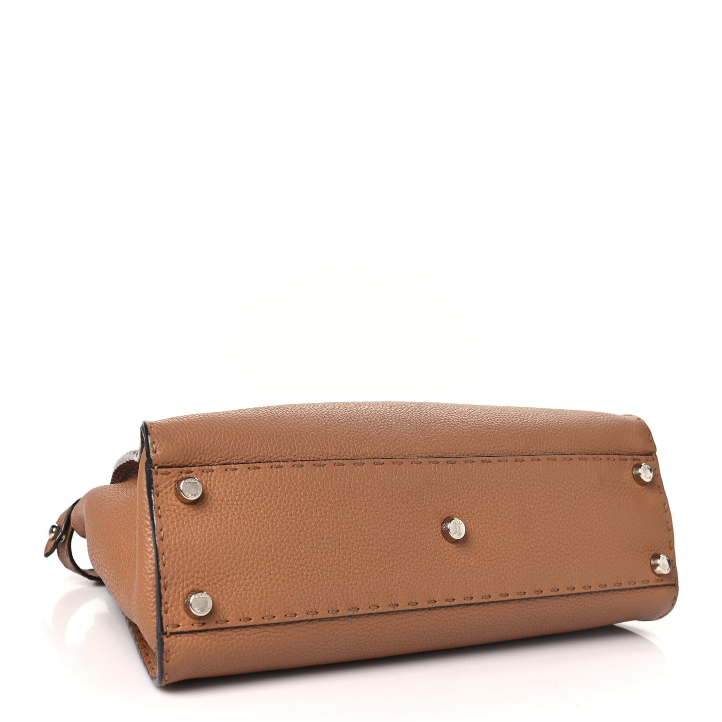 Cuoio Romano Selleria Bi-Color Medium Peekaboo Iconic Satchel Mou Deserto