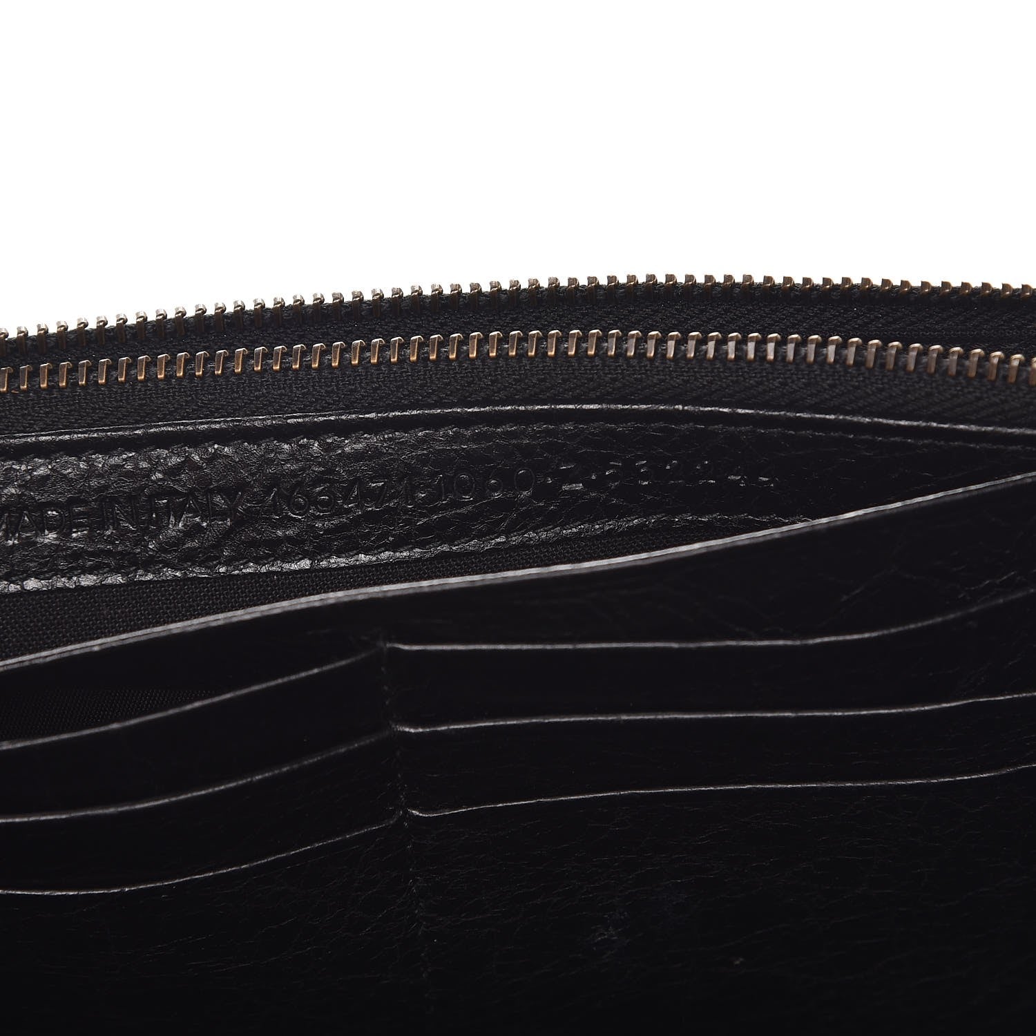 Balenciaga Agneau Classic Hardware Graffiti Money Wallet Black Multicolor 8 of 8