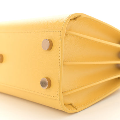 Saint Laurent Grained Calfskin Nano Sac De Jour Jaune 10 of 11
