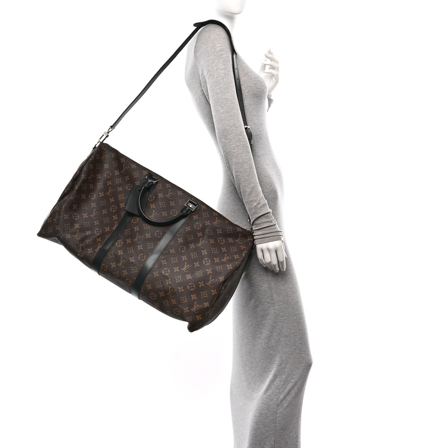 Monogram Macassar Keepall Bandouliere 55