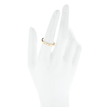 Tiffany 18K Yellow Gold Diamond Elsa Peretti Stacking Band Ring 54 6.75 2 of 6