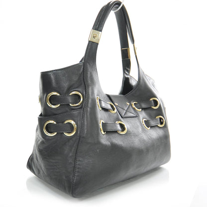 Jimmy Choo Leather Radiant Hobo Black 3 of 8