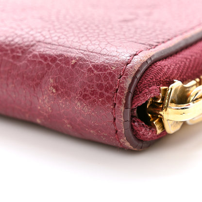 Louis Vuitton Empreinte Zippy Wallet Raisin 9 of 10