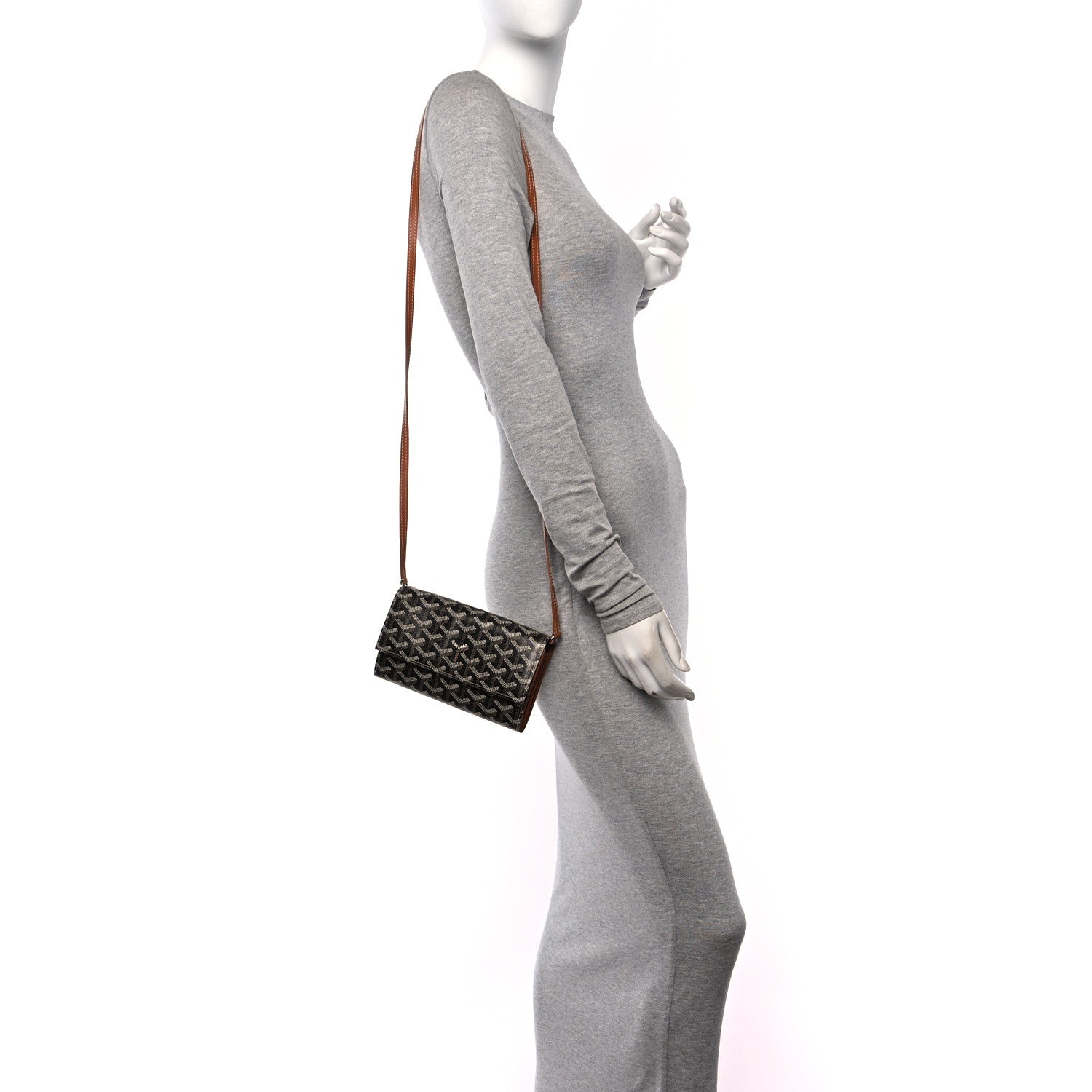 Goyard Goyardine Varenne Continental Wallet Black Gold 2 of 10