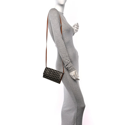 Goyard Goyardine Varenne Continental Wallet Black Gold 2 of 10