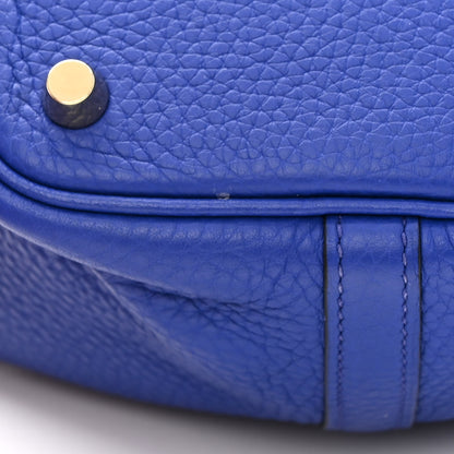 Hermes Taurillon Clemence Picotin Lock 18 PM Bleu Electrique 12 of 13