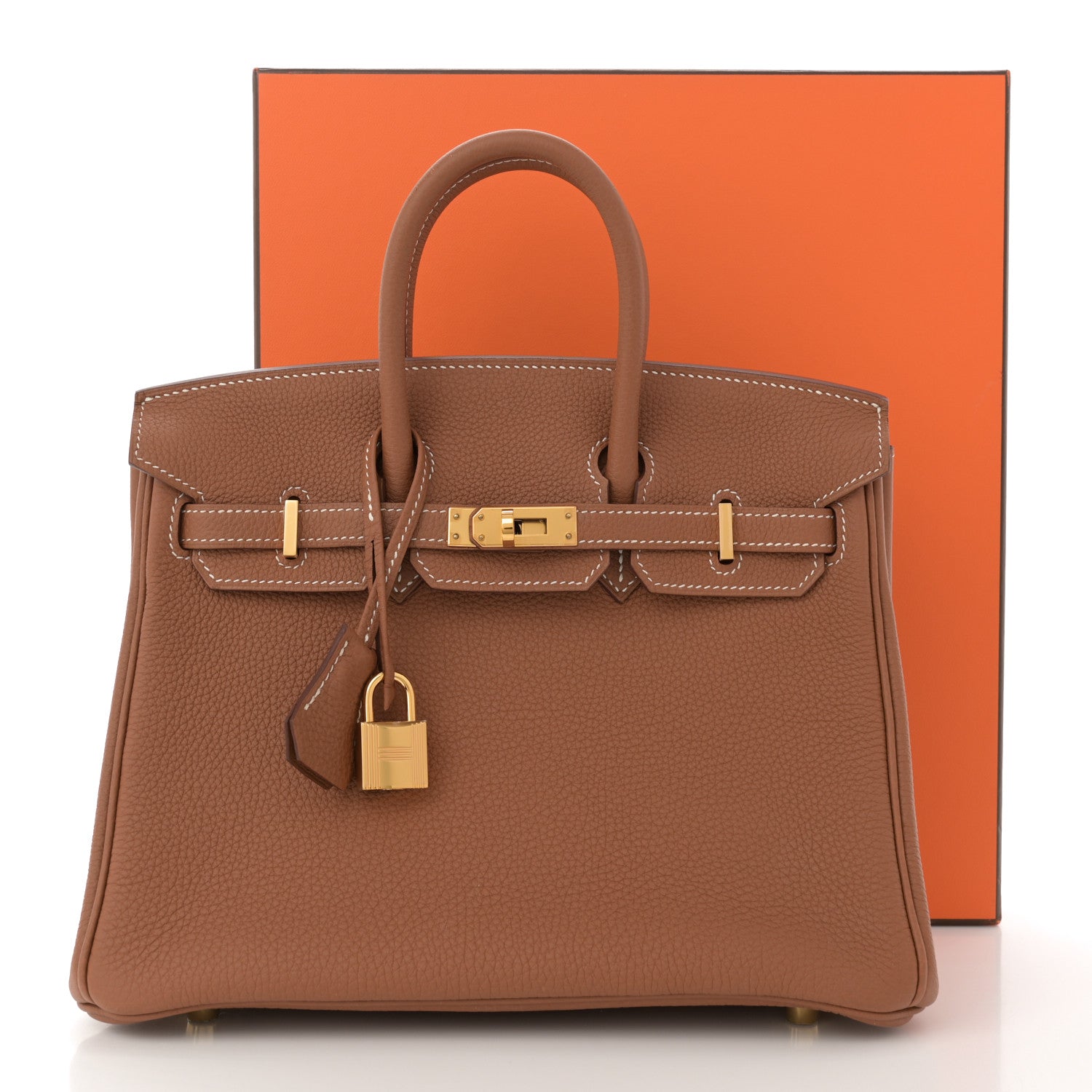 Hermes Togo Birkin 25 Gold 11 of 11