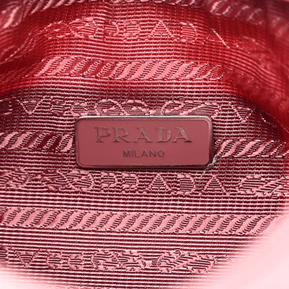 Prada Tessuto Nylon Saffiano Mini Re-Edition 2000 Bag Rosa 6 of 12