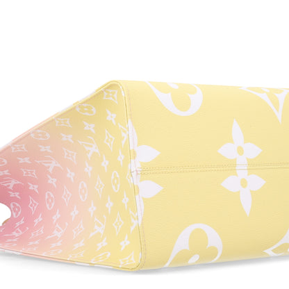 Louis Vuitton Monogram Giant By The Pool OnTheGo GM Light Pink 8 of 9