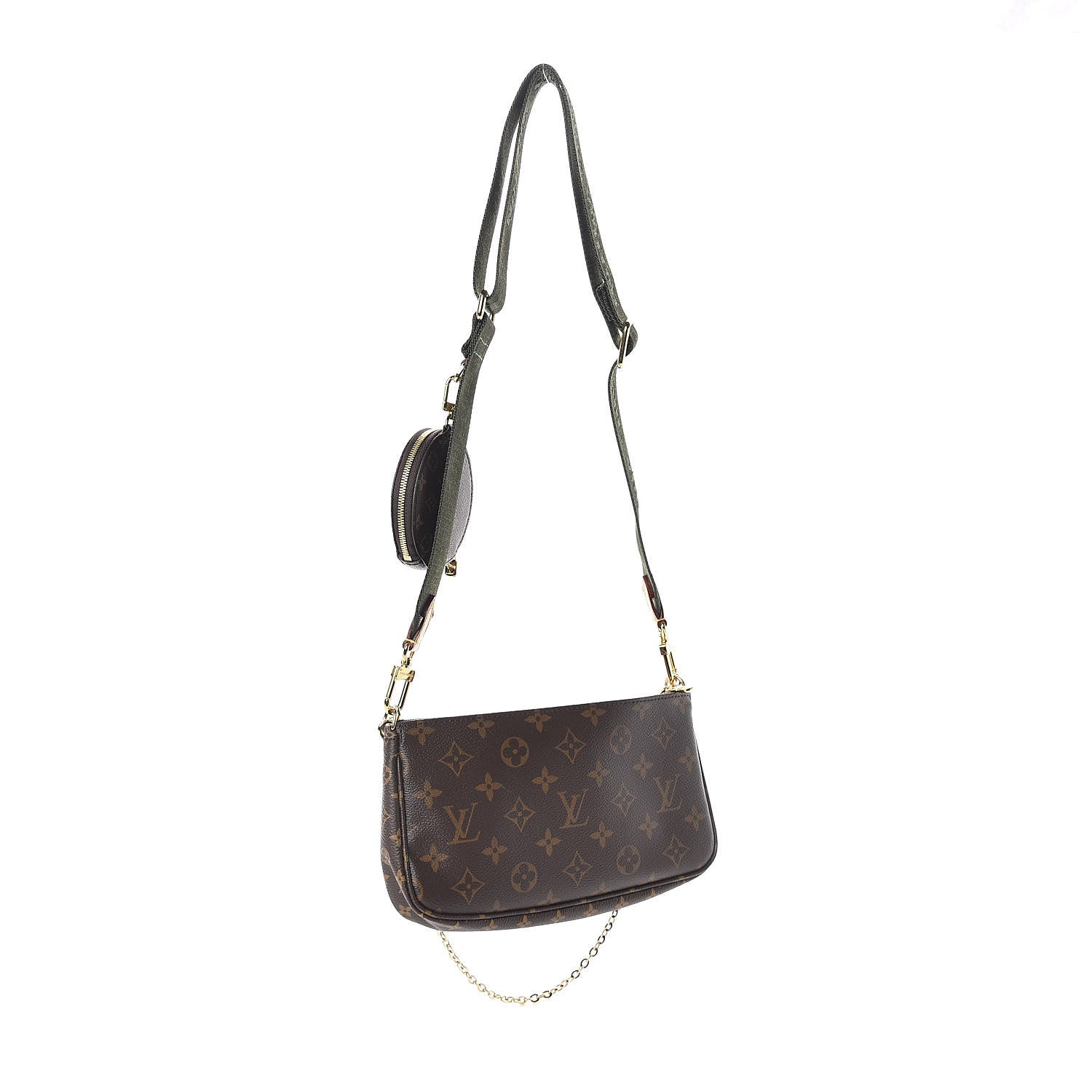 Louis Vuitton Monogram Multi Pochette Accessories Kaki 3 of 8