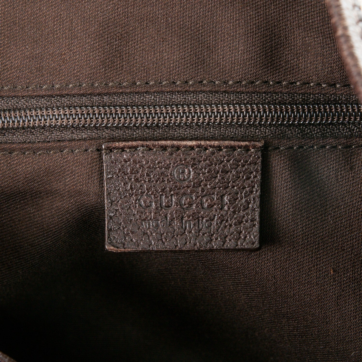 Gucci Monogram Medium Abbey Shoulder Bag Dark Brown 6 of 7