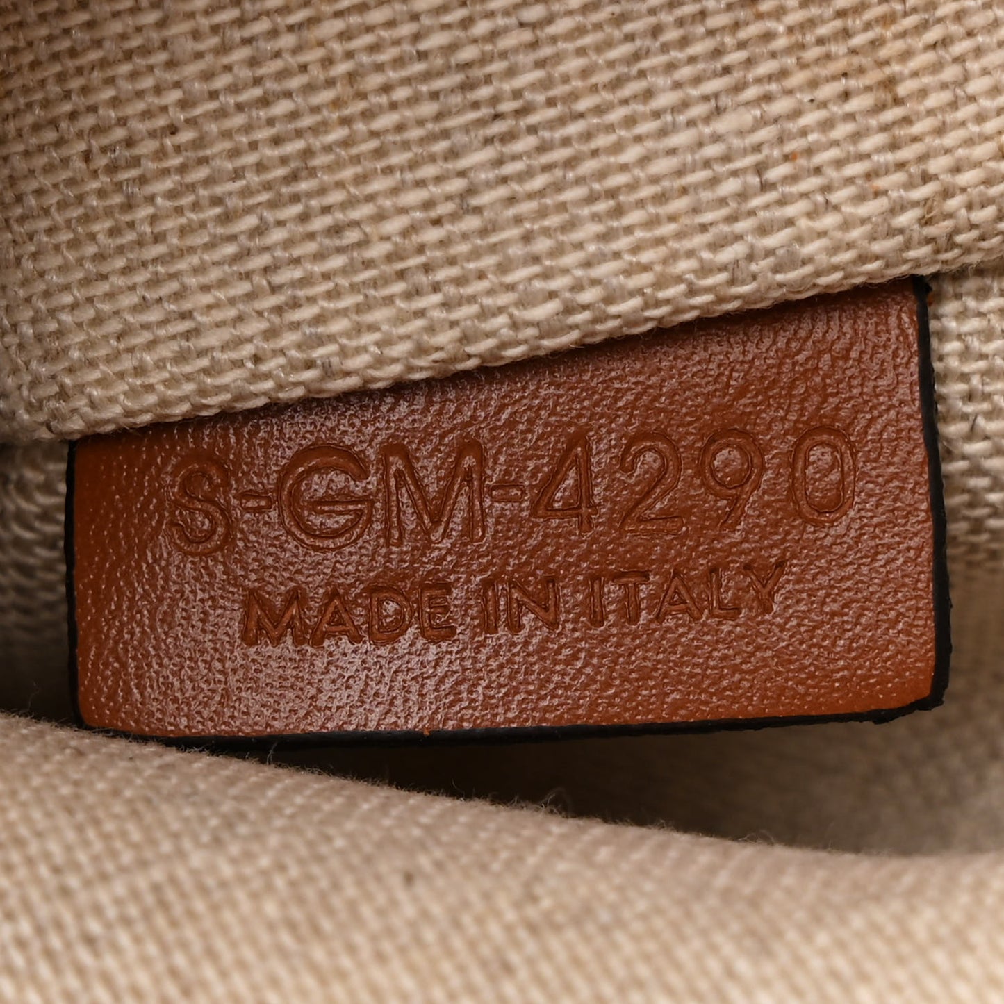 Plein Soleil Textile Calfskin Horizontal Cabas Cream Red