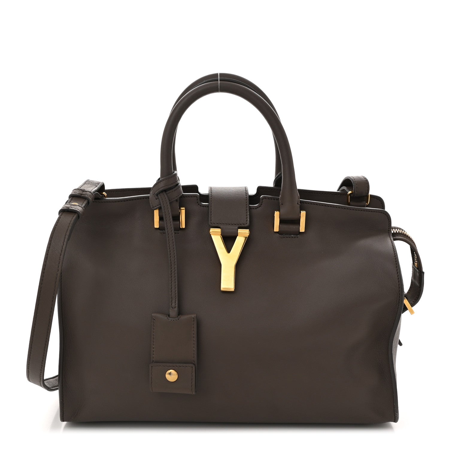 Saint Laurent Calfskin Small Classic Y Cabas Grey 1 of 12
