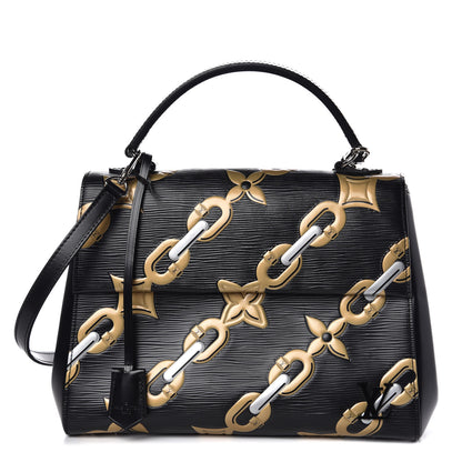 Louis Vuitton Epi Chain Flower Cluny MM Black 1 of 9