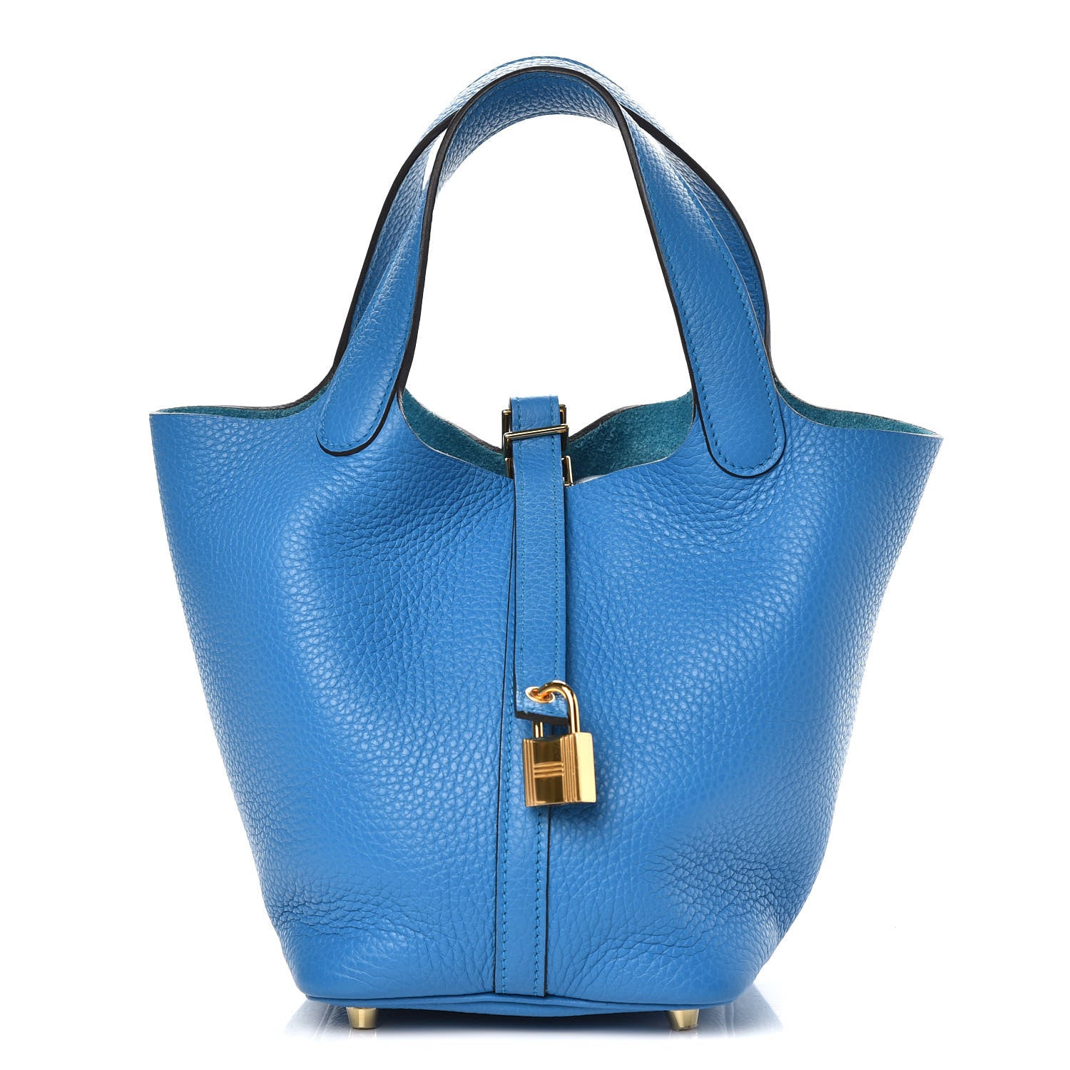 Hermes Taurillon Clemence Picotin Lock 18 PM Bleu Zanzibar 1 of 7