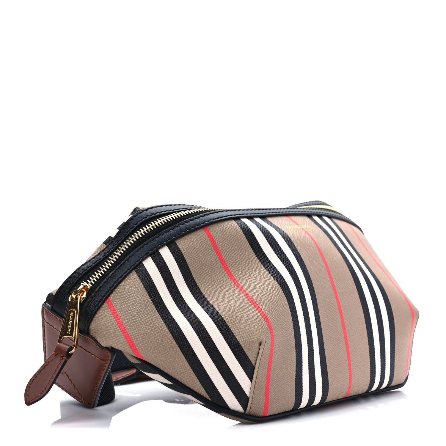 Burberry E-Canvas Icon Stripe Sonny Bum Bag Archive Beige 4 of 8