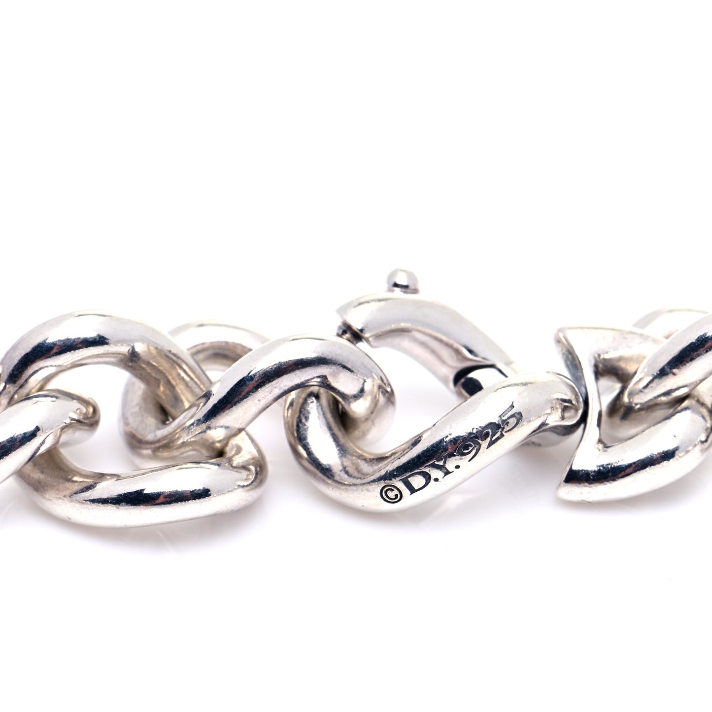 Sterling Silver Graduated Curb Link Necklace