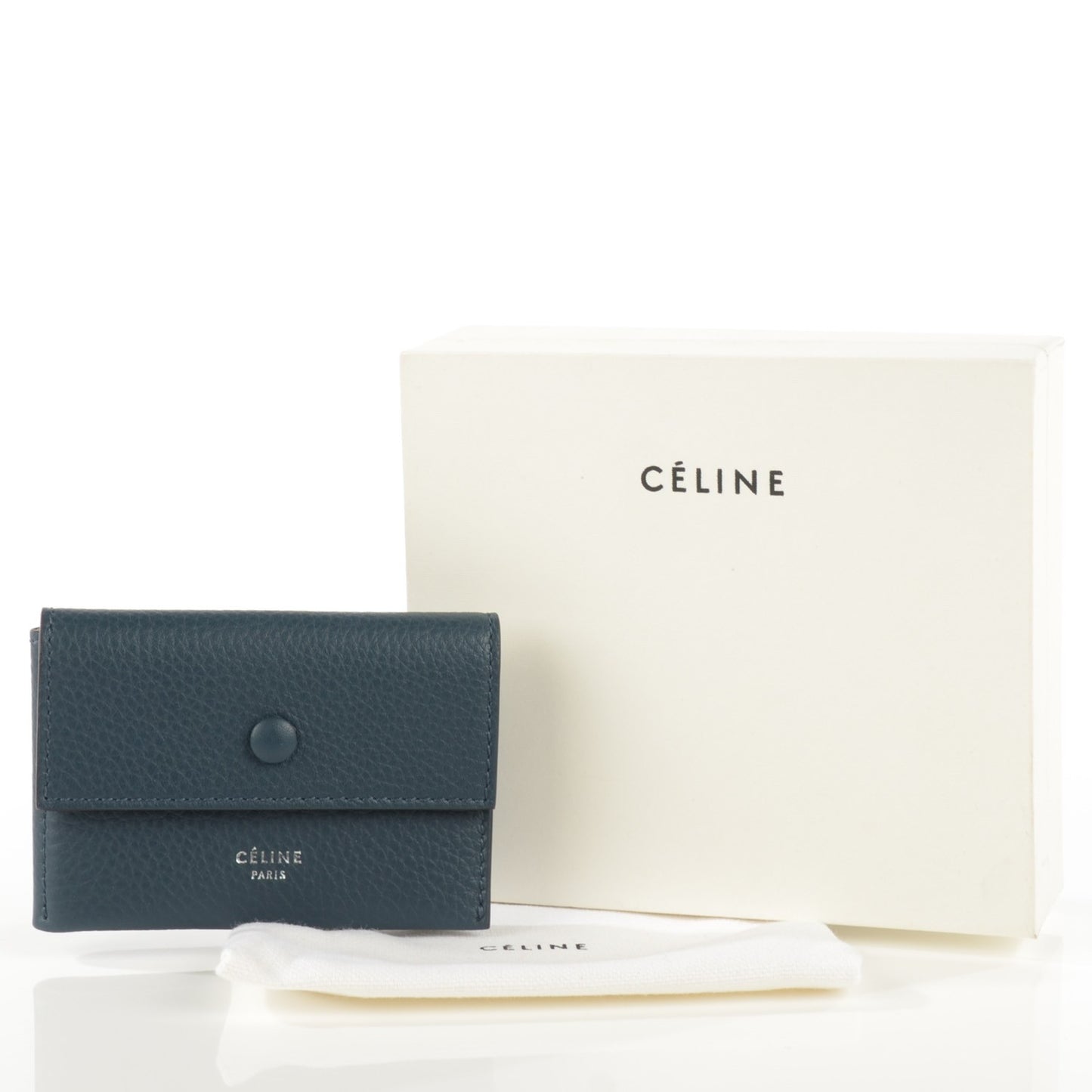 Calfskin Small Multifunction Wallet Orage