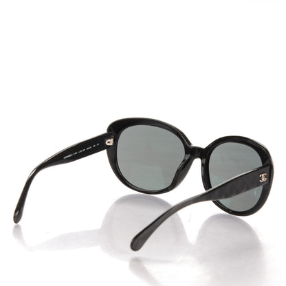 Chanel Quilted CC Sunglasses 5184 Black 3 of 5