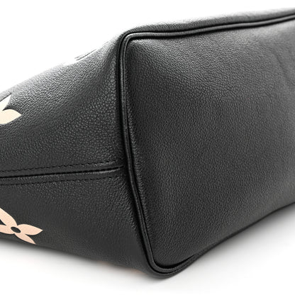 Louis Vuitton Empreinte Monogram Giant Neverfull MM Black Beige 9 of 14