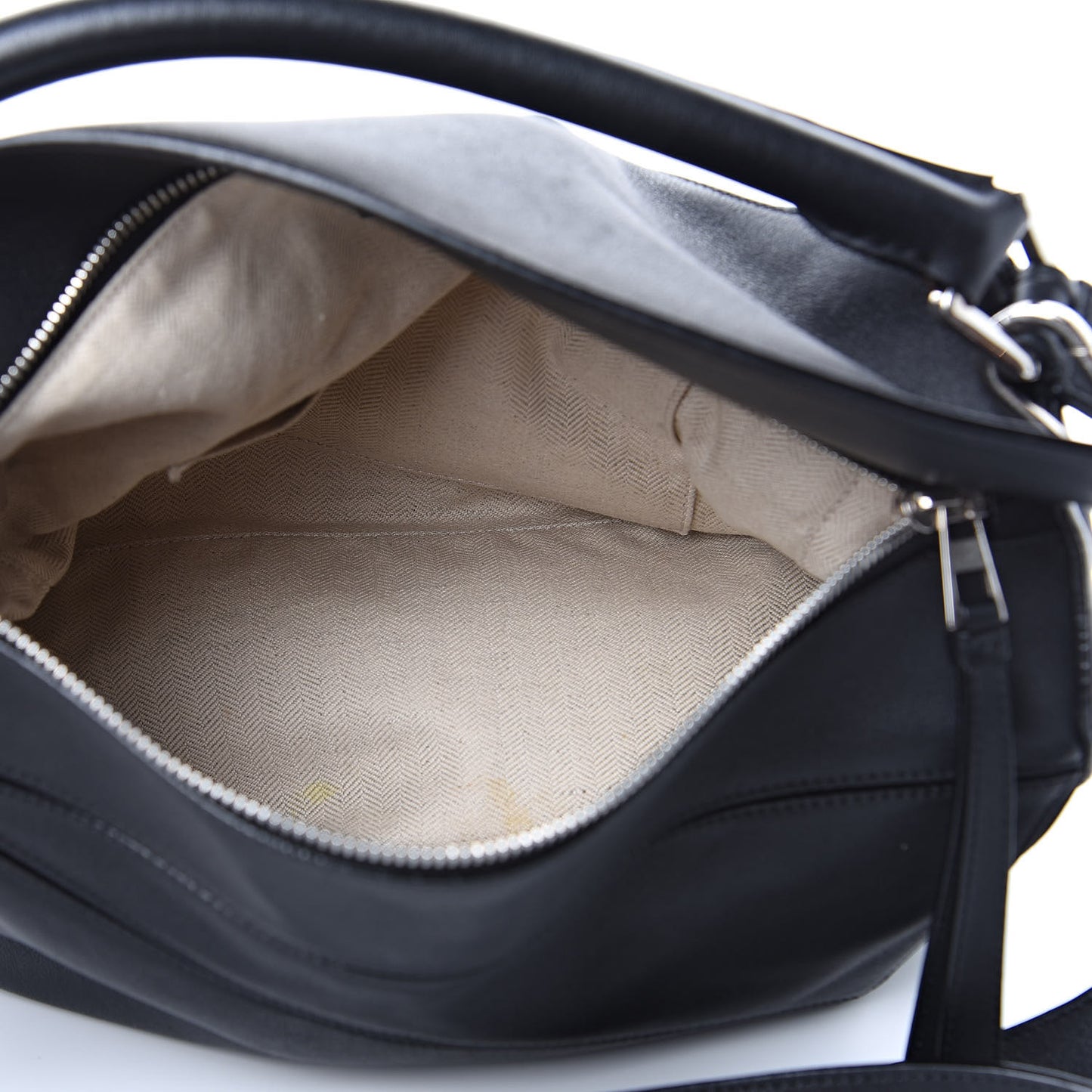 Calfskin Medium Puzzle Bag Black