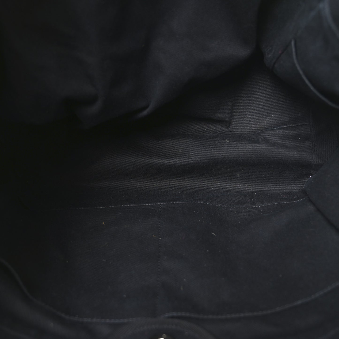 Canvas Pearl Medium Deauville Tote Black